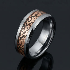 Celtic Dream - Silver & Rose Gold mt-dark topflat