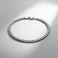 VORION Sterling Silver Light Cuban Bracelet - 2.5mm
