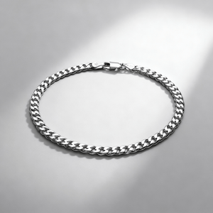 VORION Sterling Silver Light Cuban Bracelet - 2.5mm