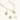 Gold-plated jewelry set with white enamel square pendants and emerald CZ stones on cream background.