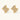 Gold-plated wavy jewelry set with crystal detailing featuring necklace with dual chains and matching textured earrings