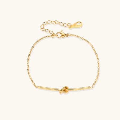 Twisted Knot Bar Bracelet