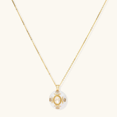 Golden Medallion Necklace