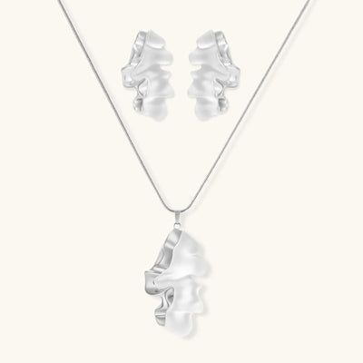 Fluid Wave Jewelry Set