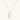 Modern sculptural pendant necklace with twisted metallic design on delicate silver chain against neutral background.