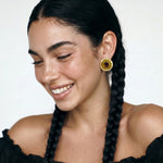 Golden Hour Halo Studs