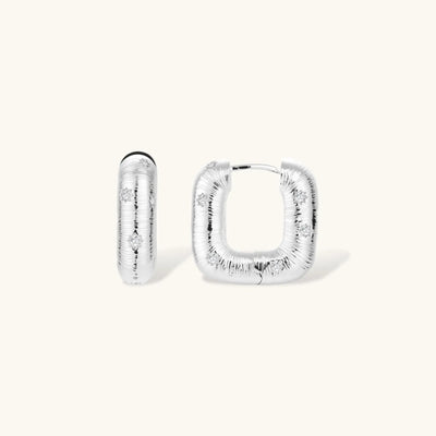 Textured Hoop Earrings