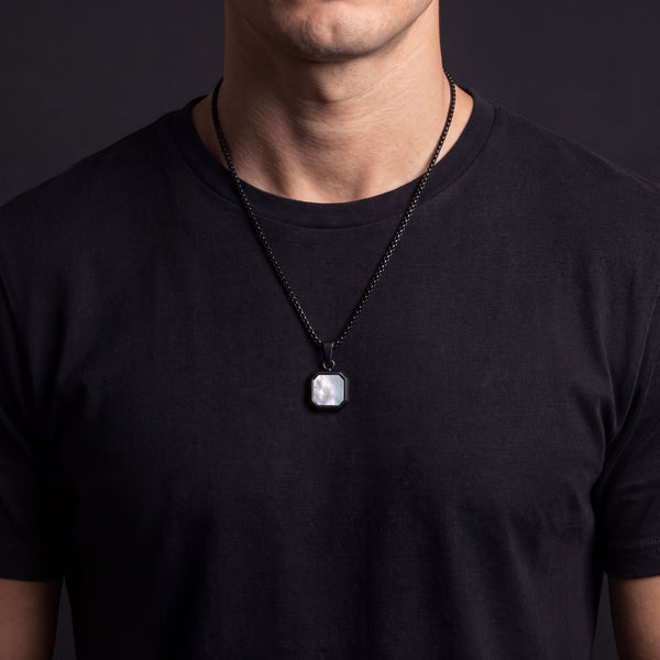 Pearl Octagon Tag