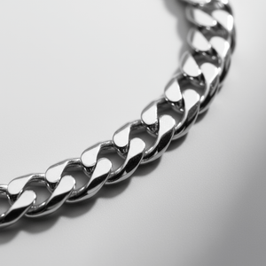 VORION Sterling Silver Light Cuban Bracelet - 2.5mm