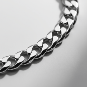 VORION Sterling Silver Light Cuban Necklace - 3.5mm