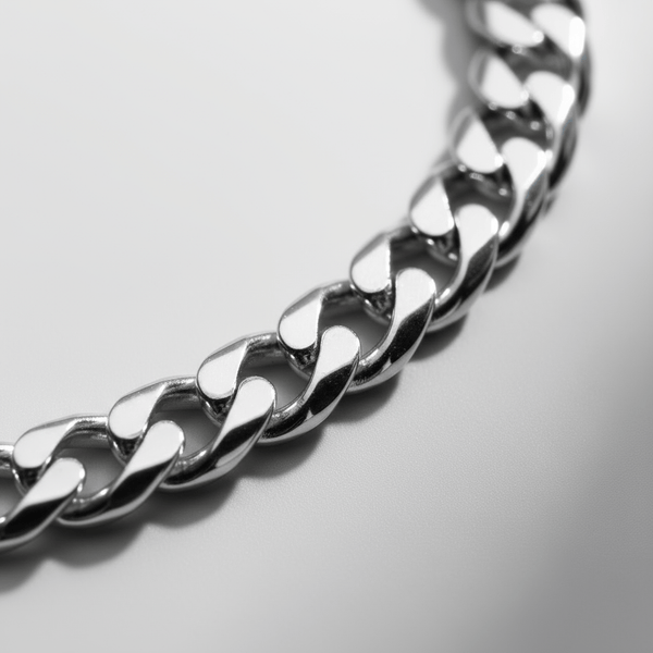 VORION Sterling Silver Light Cuban Necklace - 3.5mm